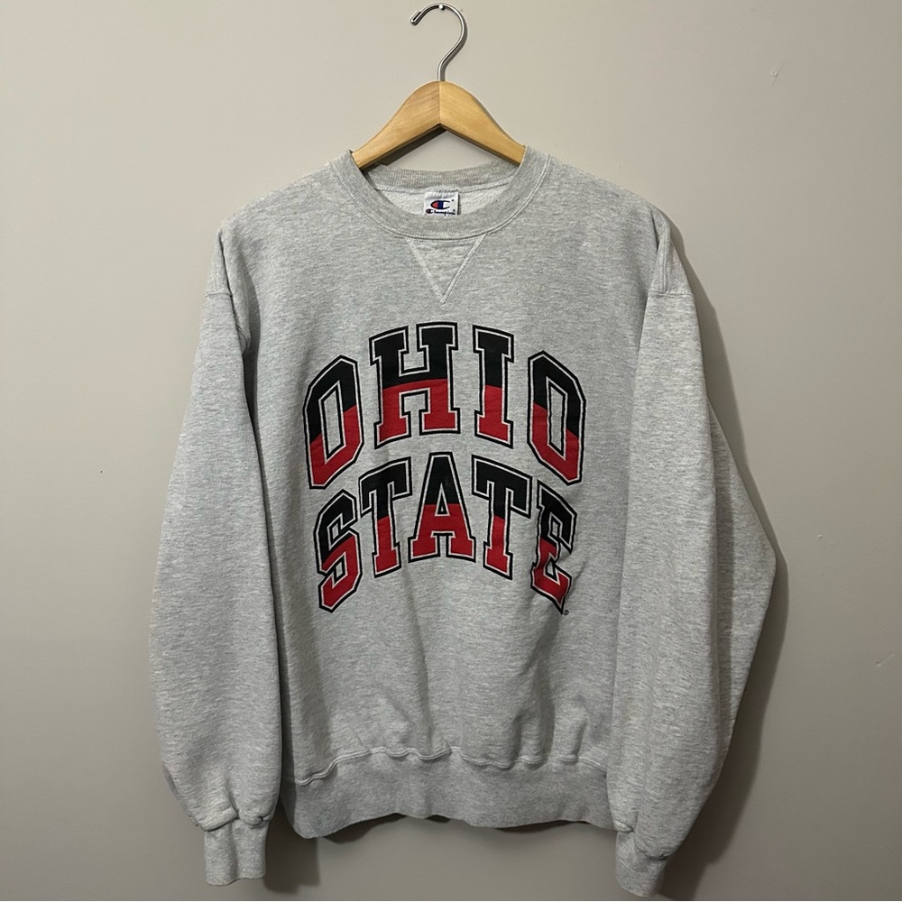 Vintage 90s Champion Ohio State Buckeyes Crewneck Sweatshirt Size XXL